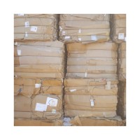 OCC Waste Paper bales packed for inter-national logistics and delivery