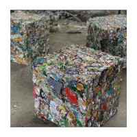 Compressed aluminum UBC can scrap bulk supply high grade scrap material